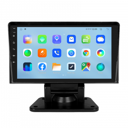 Navigatii 2 DIN - Navigatie auto universala, cu rama suport, 10.1 inch, 2DIN, 2GB RAM, 64GB ROM, Android Auto Cablu, Carplay Wireless, GPS, Bluetooth 4.0, Radio FM, Touchscreen