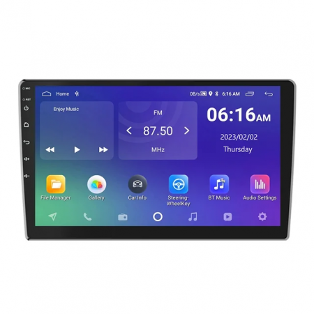Navigatii 2 DIN - Navigatie auto universala, Tableta 9 inch, 2DIN, 2GB RAM, 64GB ROM, Android Auto Cablu, Carplay Wireless, GPS, Bluetooth 4.0, Radio FM, Touchscreen