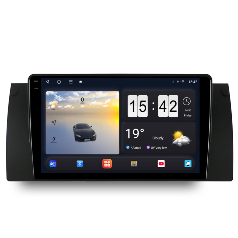 BMW E39 (1999-2005) - Navigație Android dedicată 2K QLED Octa-Core UIS8581A cu SIM 4G, CarPlay și Android Auto