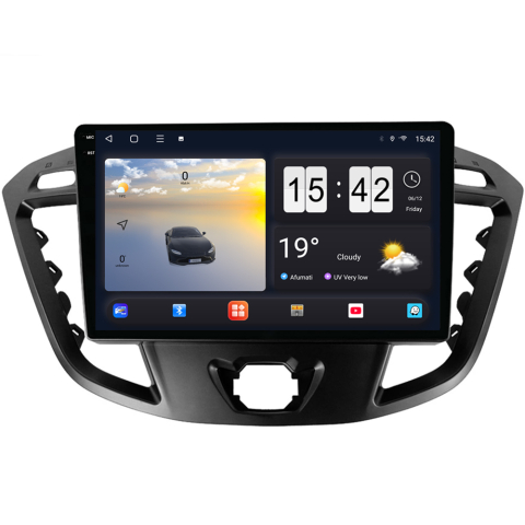Ford Transit (2012-2019) - Navigație Android dedicată 2K QLED Octa-Core UIS8581A cu SIM 4G, CarPlay și Android Auto