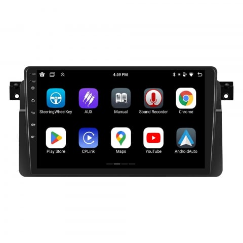 Navigatie BMW E46 (1998-2005) cu Android, 4GB RAM 64GB ROM, DSP, ecran 9 Inch, Carplay si Android Auto [1]