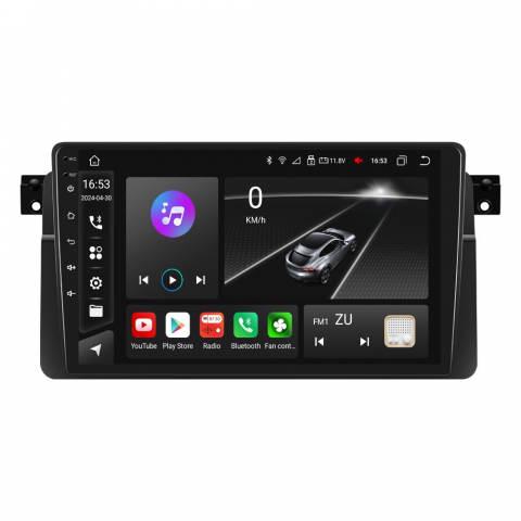 Navigatie BMW E46 (1998-2005) cu Android, 8GB RAM 128GB ROM, cu SLOT SIM 4G, DSP, ecran 9 Inch, Carplay si Android Auto [4]