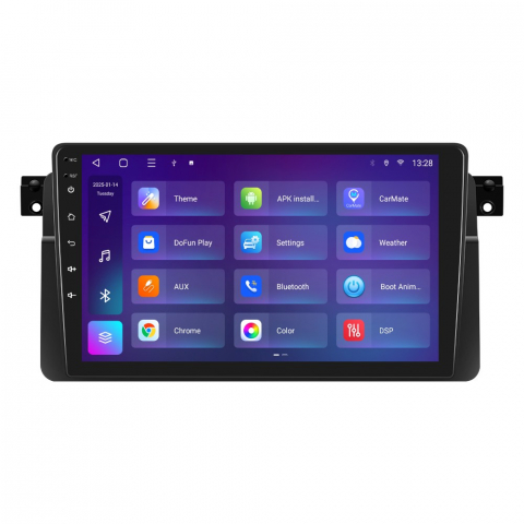 Navigatie BMW E46 (1998-2005) cu Android, 4GB RAM 64GB ROM, cu SLOT SIM 4G, DSP, ecran 9 Inch, Carplay si Android Auto [6]