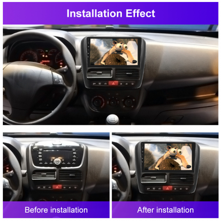 Navigatie Opel Combo (2011-2018) cu Android 11, ecran 9 Inch, 2GB RAM 32 GB ROM,Carplay si Android Auto [4]