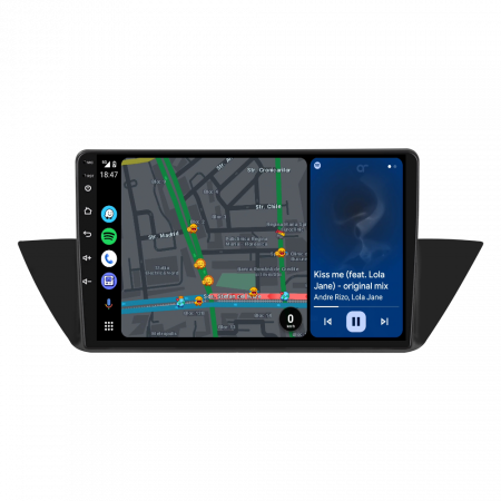 Navigatie BMW X1 (2010-2016) cu Android 12, 8GB RAM 128GB ROM, SIM 4G, DSP, CarPlay si Android Auto, ecran 10.1 Inch [3]