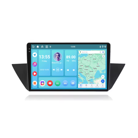 BMW X1 2010-2016 - Navigatie BMW X1 (2010-2016) Display INCELL, Android 15, 4GB 128GB, DSP, CarPlay si Android Auto ecran 10 Inch