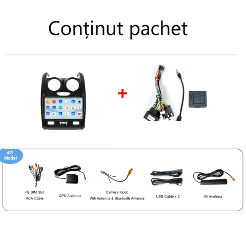 Navigatie Dacia Duster (2012-2019) Android 14, 12GB RAM, 256GB ROM, Ecran 9.33 inch 2K QLED [4]