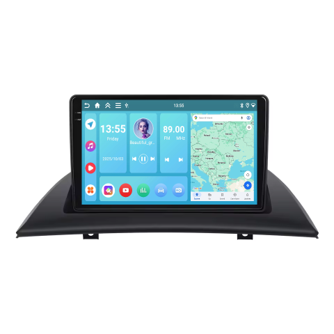 BMW X3 (2006-2010) - Navigatie BMW X3 (2006-2010) Display INCELL, Android 15, 4GB 128GB, DSP, CarPlay si Android Auto ecran 9 Inch