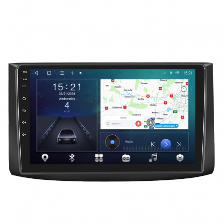 PROMOTII % - Navigatie Chevrolet Aveo (2006-2010), Android 12, 4GB RAM 64GB, SLOT SIM 4G, DSP, Carplay si Android auto, ecran 9 inch