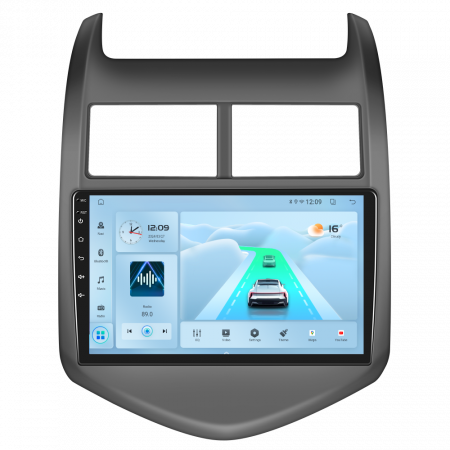 Chevrolet Aveo (2011-2013) - Navigatie Chevrolet Aveo (2011-2013), Android 12, 2GB RAM 32GB, DSP, Carplay si Android auto, ecran 9 inch