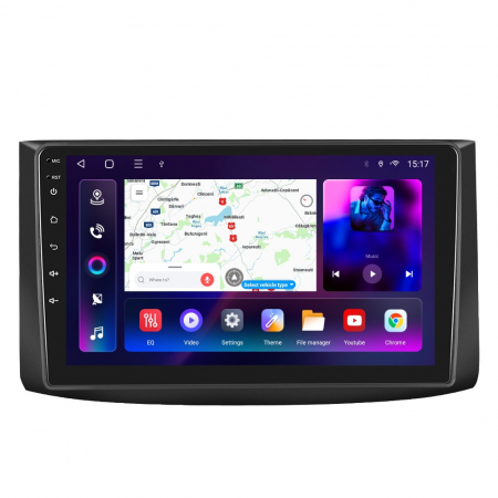 PROMOTII % - Navigatie Chevrolet Aveo (2006-2010), Android 12, 8GB RAM 128GB, SLOT SIM 4G, DSP, Carplay si Android auto, ecran 9 inch