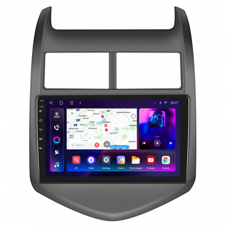 Chevrolet Aveo (2011-2013) - Navigatie Chevrolet Aveo (2011-2013), Android 12, 8GB RAM 128GB, SLOT SIM 4G, DSP, Carplay si Android auto, ecran 9 inch