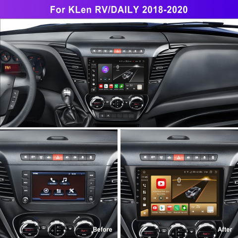 Navigatie IVECO Daily (2014-2021), Android 13, 8GB RAM 128GB, SLOT SIM 4G, DSP, Carplay si Android auto, ecran 9 inch [6]