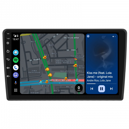 Navigatie Peugeot Partner (2008-2018), Android 12, 2GB RAM 32GB, DSP, Carplay si Android auto, ecran 9 inch [6]