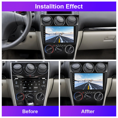 Navigatie Mazda 6 (2004-2015), Android 12, 8GB RAM 128GB,SIM 4G,  DSP, Carplay si Android auto, ecran 9 inch [3]