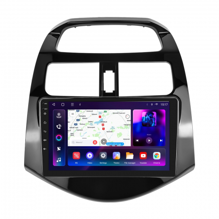 Chevrolet Spark (2011-2014) - Navigatie Chevrolet Spark (2011-2014), Android 12, 8GB RAM 128GB, SIM 4G, DSP, Carplay si Android auto, ecran 9 inch