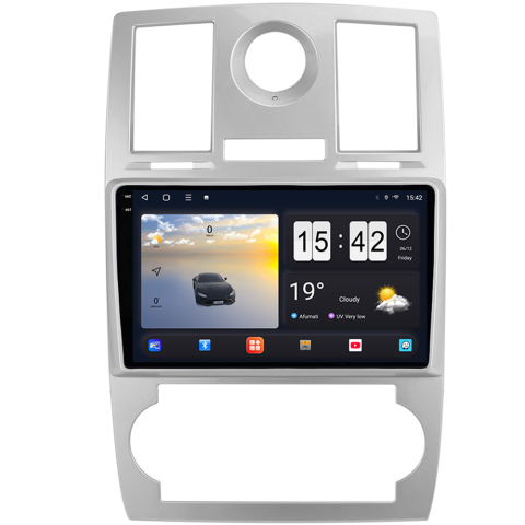 Chrysler 300C (2004-2011) - Navigație Android dedicată 2K QLED Octa-Core UIS8581A cu SIM 4G, CarPlay și Android Auto