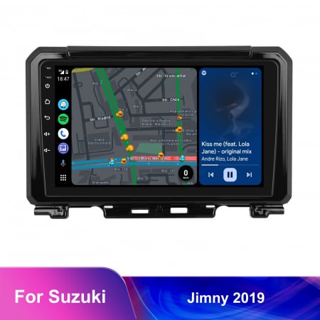 Navigatie Suzuki Jimny 4 (2018-2023), Android 12, 8GB RAM 128GB, SLOT SIM 4G, DSP, Carplay si Android auto, ecran 9 inch [3]