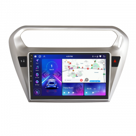 Citroen C-Elysee (2012-2021) - Navigatie Citroen C-Elysee (2012-2021), Android 13, 4GB RAM 64GB, DSP, Carplay si Android auto, ecran 9 inch