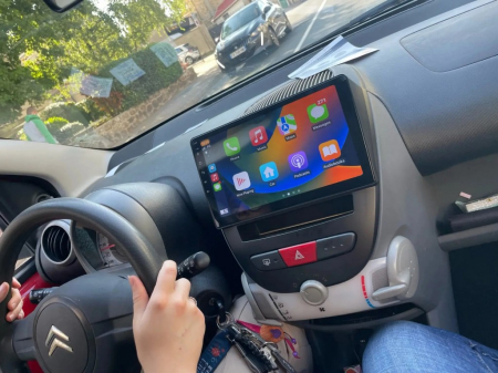 Navigatie Peugeot 107 (2005-2014), cu Android 4GB RAM 64 GB ROM, DSP, SIM 4G, Carplay si Android Auto 10.1 inch [4]