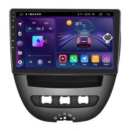 Citroen C1 (2005-2014) - Navigatie Citroen C1 (2005-2014), cu Android 2GB RAM 64 GB ROM, 10.1 inch, Carplay si Android Auto