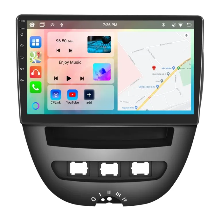 Toyota Aygo (2005-2014) - Navigatie Toyota Aygo (2005-2014) , cu Android 2GB RAM 64 GB ROM, 10.1 inch, Carplay si Android Auto