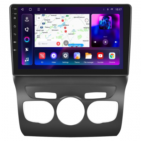 Citroen C4L (2013-2016) - Navigatie Citroen C4L (2013-2016), Android 12, 8GB RAM 128GB, SIM 4G, DSP, Carplay si Android auto, ecran 10.1 inch