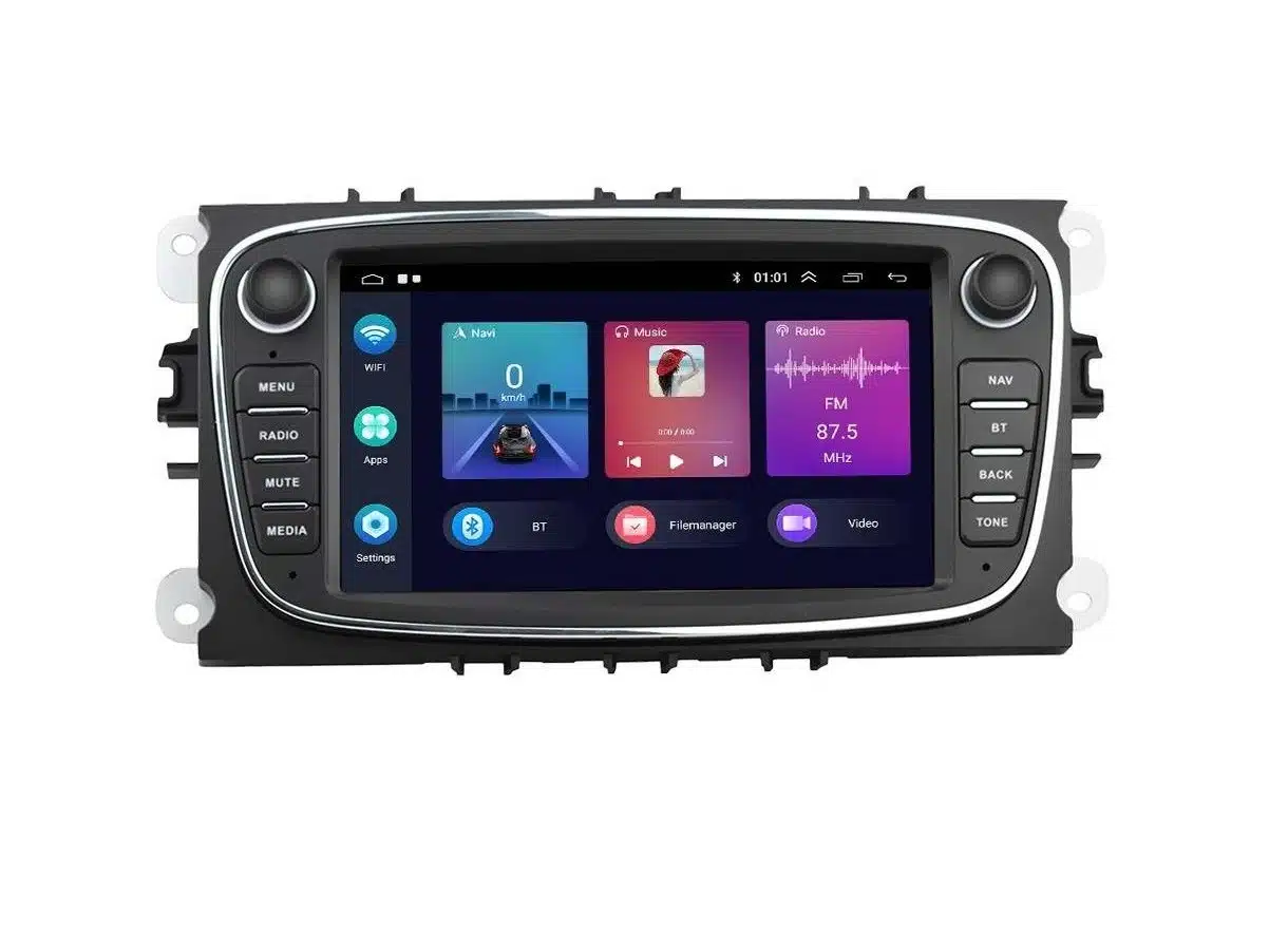 C-Max (2008-2011) - Navigatie Ford Focus 2, Kuga, Mondeo, 2GB 32GB, Android 11, Carplay si Android Auto