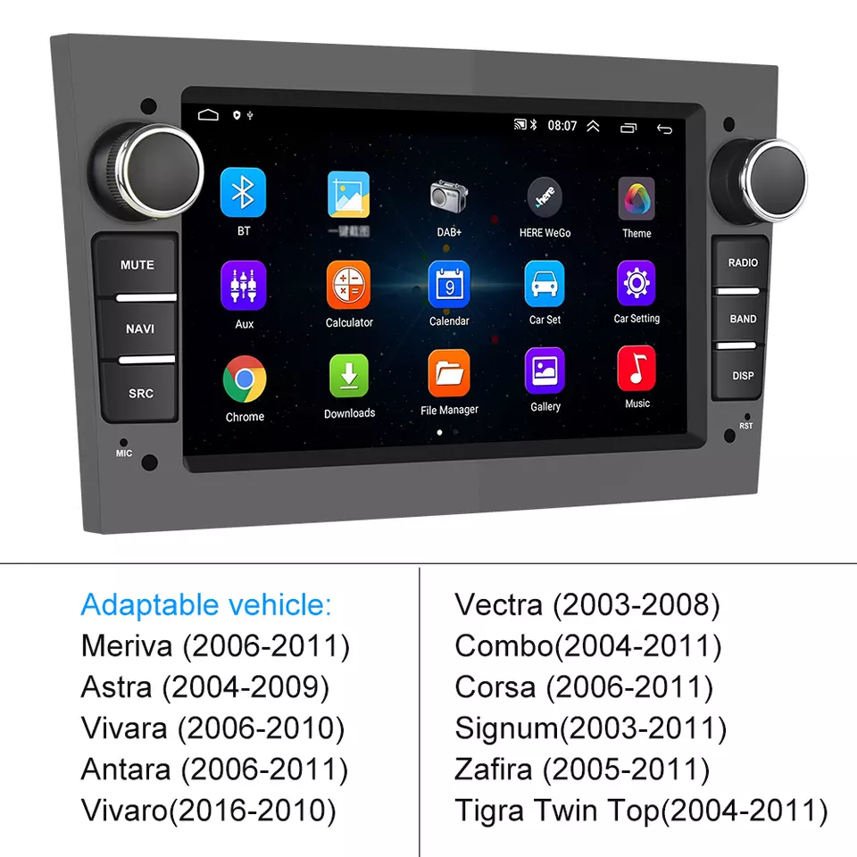 Navigatie Opel Astra, Vectra, Antara, Corsa, Zafira (2005-2011), Android 13, USB, Bluetooth, Wifi, Waze, Yotube [3]