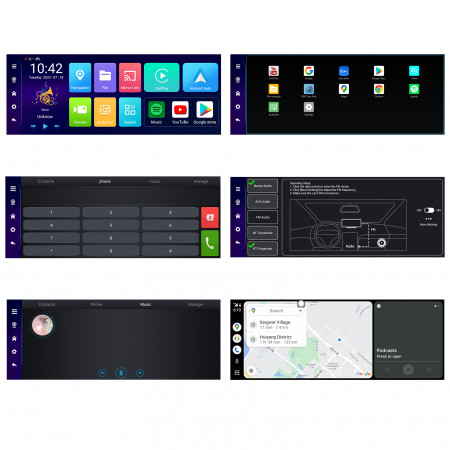 Navigatie cu Android 13, 4GB+64GB, CAMERA DVR FULL HD INCLUSA si Camera marsarier, GPS Portabil, Universal, CarPlay si Android Auto WI-FI, ecran tactil HD 10.26 inch [24]