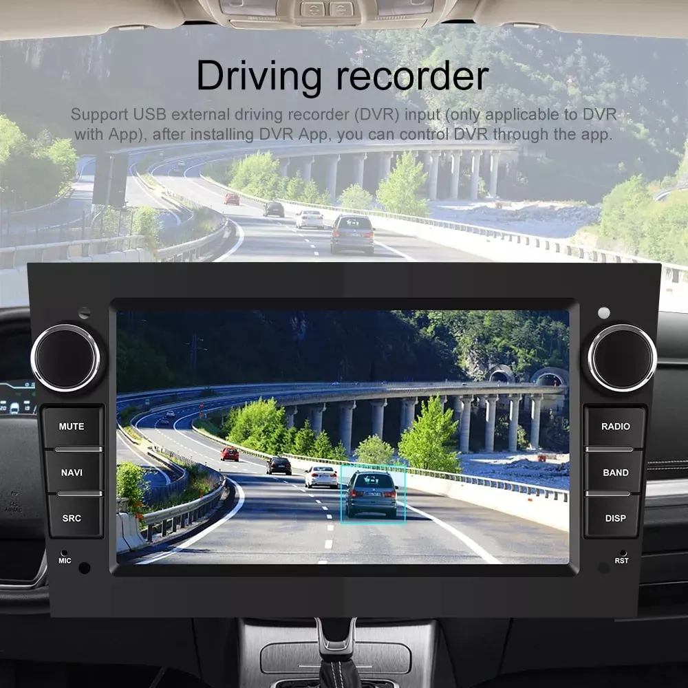 Navigatie Opel Astra, Vectra, Corsa, Zafira, cu Android 12, 2GB RAM 32 GB ROM ecran 7 Inch, Carplay si Android Auto wireless [5]