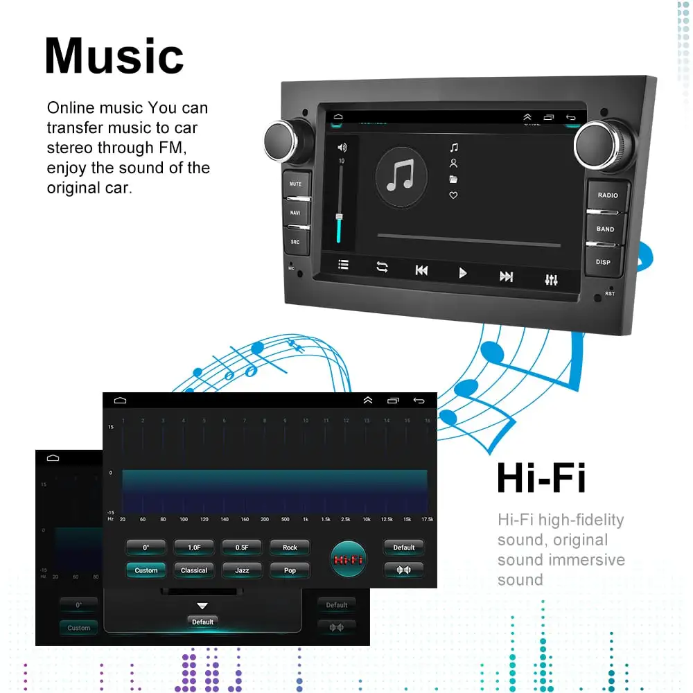 Navigatie Opel Astra, Vectra, Corsa, Zafira, cu Android 12, 2GB RAM 32 GB ROM ecran 7 Inch, Carplay si Android Auto wireless [4]