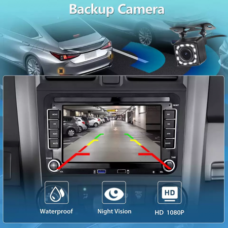 Navigatie Volkswagen, Skoda, Seat cu Android 13, Carplay, 2GB RAM 64GB ROM, Ecran de 7 Inch, dedicata Golf 5, Golf 6, Jetta, Passat B6, CC, B7, Polo, Tiguan, Touran, Skoda, Seat RESIGILAT [12]
