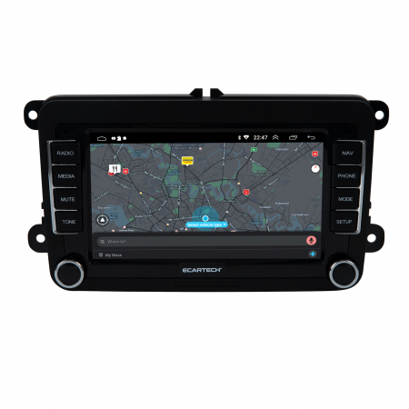 Navigatie Volkswagen, Skoda, Seat cu Android, Ecran de 7 Inch, dedicata Golf 5, Golf 6, Jetta, Passat B6, CC, B7, Polo, Tiguan, Touran, Skoda, Seat RESIGILAT [5]