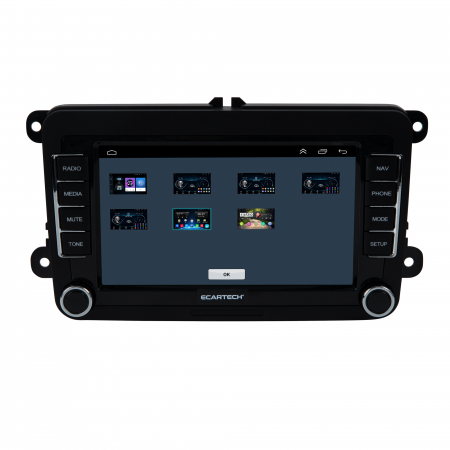 Navigatie Volkswagen, Skoda, Seat cu Android 13, 7 Inch, CarPlay si Android Auto dedicata Golf 5, Golf 6, Jetta, Passat B6, CC, B7, Polo, Tiguan, Touran, Skoda, Seat [4]