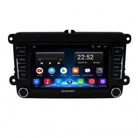 Navigatie Volkswagen|Skoda|Seat cu Android 13, 7 Inch, 2+64 GB, CarPlay si Android Auto dedicata Golf 5, Golf 6, Jetta, Passat B6, CC, B7, Polo, Tiguan, Touran, Skoda, Seat [6]