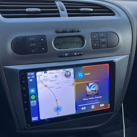Navigatie Seat Leon MK2 (2005-2012) 4GB RAM 64GB ROM, Andriid 12, DSP, CarPlay si Android Auto ecran 9 Inch [3]