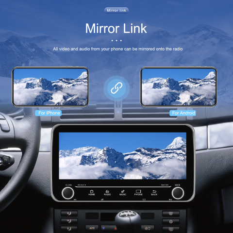 Navigatie cu Android, Universala 2DIN 10.26 inch 2+64 GB, CarPlay si Android auto wifi, youtube, waze MODEL 2025 [18]