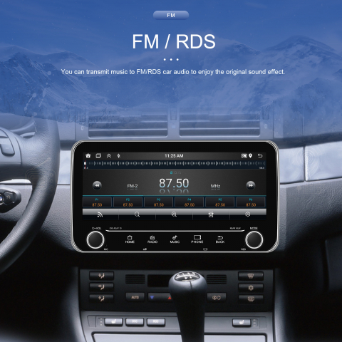 Navigatie cu Android, Universala 2DIN 10.26 inch 2+64 GB, CarPlay si Android auto wifi, youtube, waze MODEL 2025 [6]