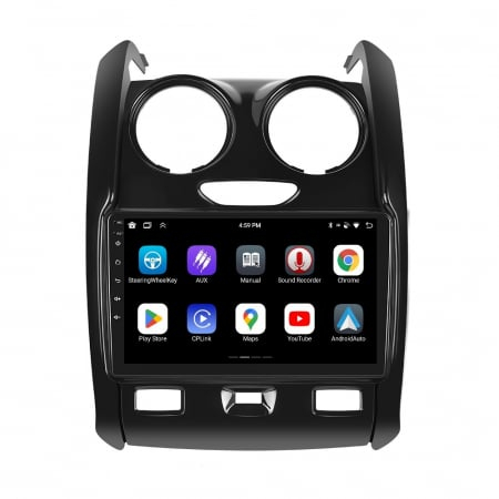 Dacia Duster (2012-2019) - Navigatie  Dacia Duster (2012-2019), 4GB RAM 64GB Cartela SIM 4G, DSP, Android 12, Carplay si Android auto,ecran 9 Inch