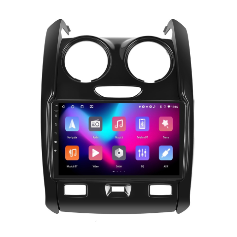 Navigatie Dacia Duster (2012-2019) cu Android 13, 4GB RAM 64 GB ROM, DSP, CarPlay si Android Auto, ecran 9 inch [2]