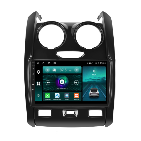 Navigatie Dacia Duster (2012-2019) cu Android 13, 4GB RAM 64 GB ROM, DSP, CarPlay si Android Auto, ecran 9 inch [6]