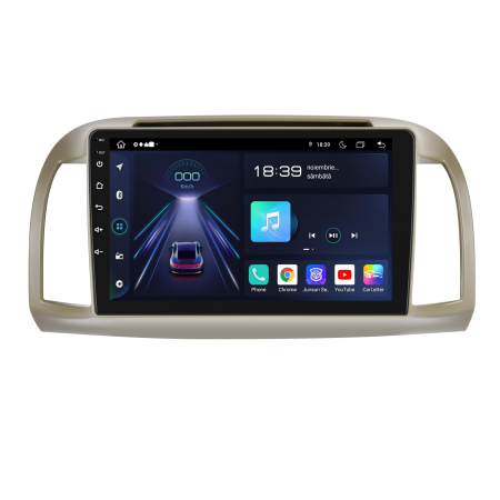 Toate Produsele - Navigatie Nissan Micra III (2002-2010), Android 12, 2GB RAM 32GB, DSP, Carplay si Android auto, ecran 9 inch