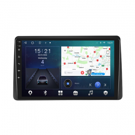 Dacia Duster (2019-2021) - Navigatie Dacia Duster (2019-2021), Android 12, 4GB RAM 64GB, SIM 4G, DSP, Carplay si Android auto, ecran 9 inch
