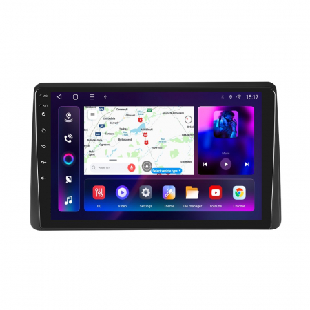Dacia Duster (2019-2021) - Navigatie Dacia Duster (2019-2021), Android 12, 8GB RAM 128GB, SIM 4G, DSP, Carplay si Android auto, ecran 9 inch