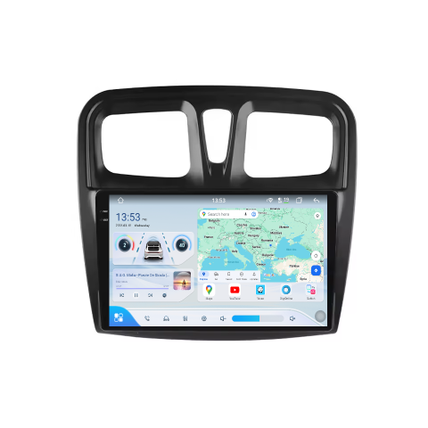 Toate Produsele - Navigatie Dacia Logan Sandero (2012-2022) Android 14, 12GB RAM, 256GB ROM, Ecran 9.33 inch 2K QLED