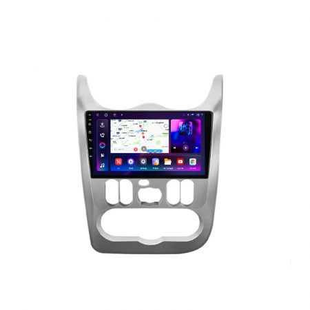 Dacia Sandero 1 (2008 – 2012) - Navigatie Dacia Logan 1 (2008-2013) Android 12, 8GB RAM 128GB ROM, SIM 4G, CarPlay si Android Auto, DSP ecran 9 inch