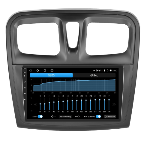 Navigație Dacia Logan, Duster, Sandero (2012-2020) 4GB 64GB, Android 13 cu CarPlay și Android Auto Wireless Ecran 9 Inch, GPS, WiFi Integrat, DSP [7]