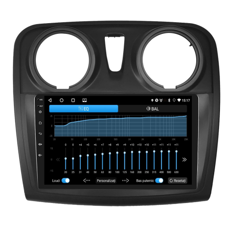 Navigatie Dacia Logan, Duster, Sandero (2012-2020), 4GB RAM 64GB, DSP, Android 12, Carplay si Android auto,ecran 9 Inch [4]