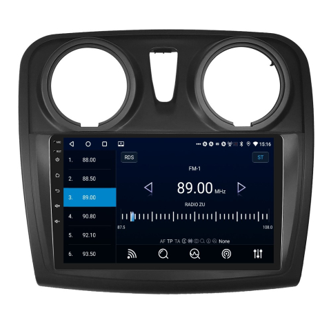 Navigatie Dacia Logan, Duster, Sandero (2012-2020), 4GB RAM 64GB, DSP, Android 12, Carplay si Android auto,ecran 9 Inch [2]